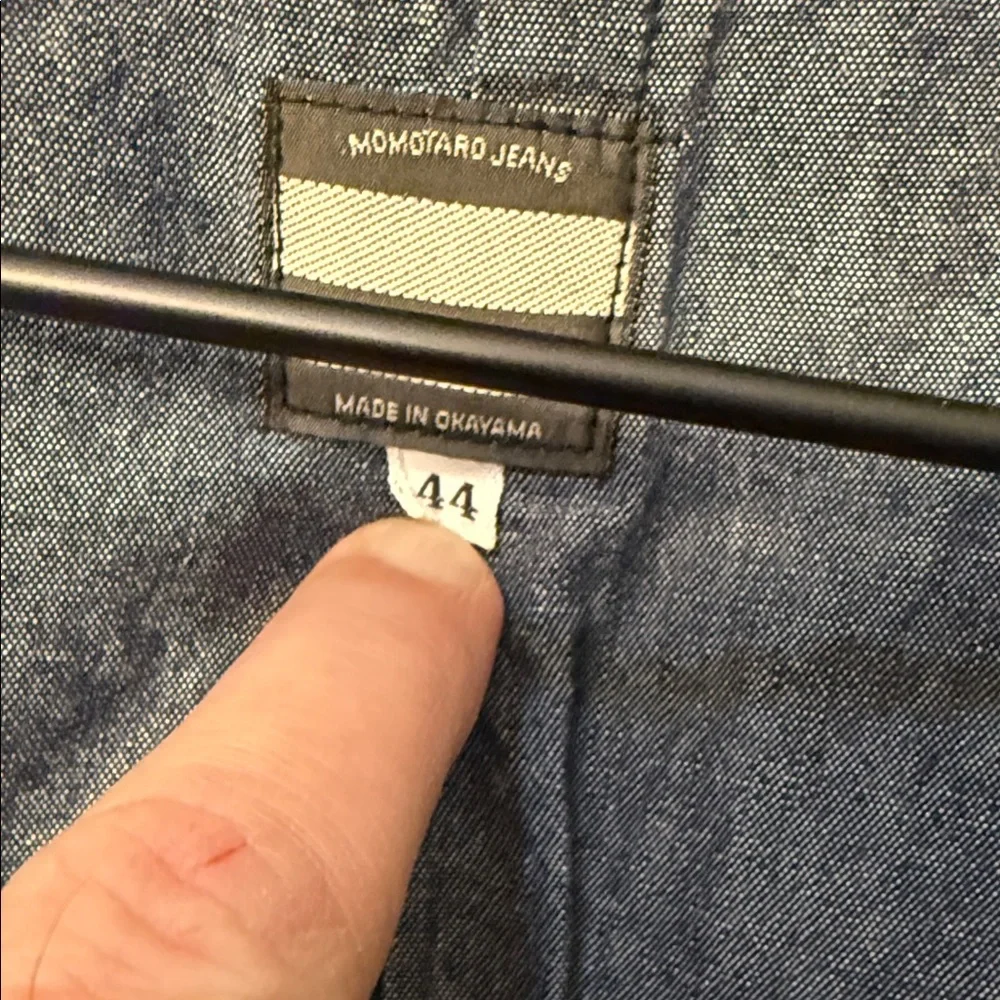 Momotaro Indigo Sashiko Blue Denim Vest - Picture 3 of 13